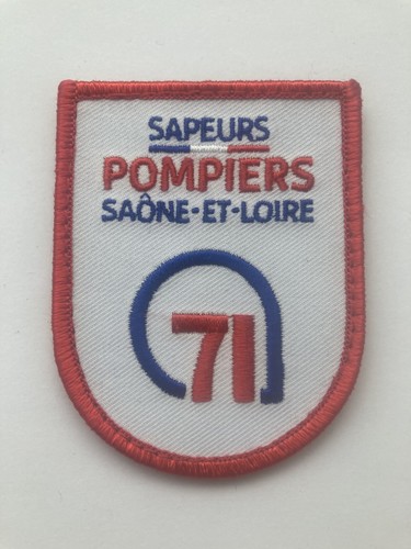 Ecusson pompiers sdis - ecusson, 71