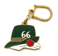 Porte clés émaillé  ❤️❤️❤️ Chapeau Tyrolien ❤️❤️❤️ 1960'S