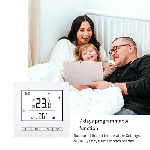 Thermostat intelligent mural