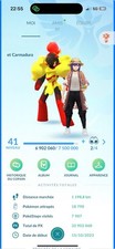 COMPTE POKÉMON GO ✨Lvl 41 / 200 Shiny / 42 Légendaires / 8 Shiny Événement
