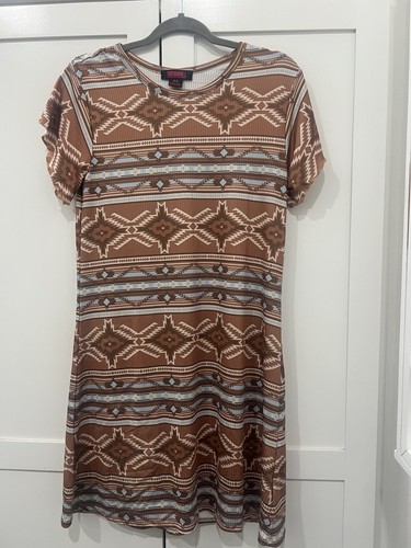 Rock roll denim ladies aztec - denim,