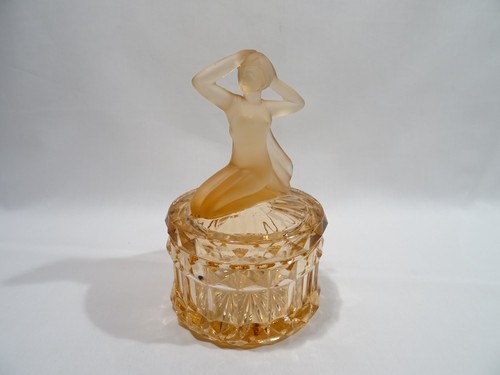 Ancienne bonbonniere verre - bonbonniere,