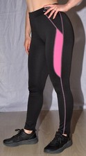 legging pantalon sport noir et rose taille M