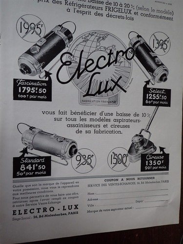 Electro lux aspirateur cireuse - lux,