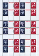 VIGNETTE VARIETE IMPRESSION "70 ans D-DAY / DE GAULLE & CHURCHILL / WWII" 2014