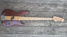 Suzuki Satellite Matsomoku Vintage 70's Japan bass Guitar Neck and Strings thru