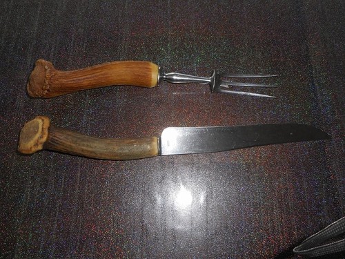 Paire couverts decouper - de,