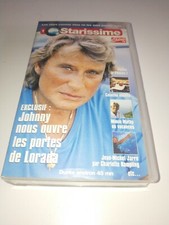 Cassette video VHS K7 "Starissime 1" - Johnny Halliday / Jean Michel Jarre / Eli