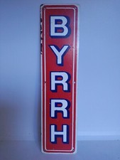 ANCIENNE PLAQUE PUBLICITAIRE DE PROPRETE DE MARQUE BYRRH EN TOLE