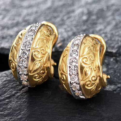 Boucles oreilles créoles - d'oreilles,