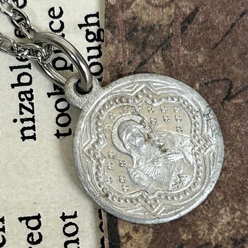 Collier vintage sacré cœur - collier,
