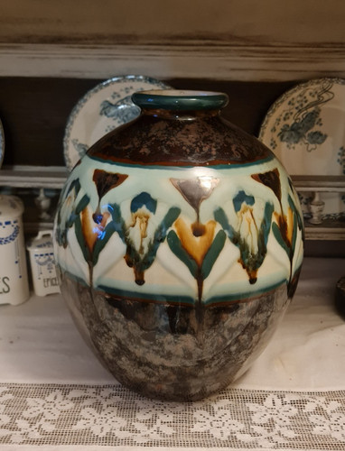 Ancien gros vase camille - gros,