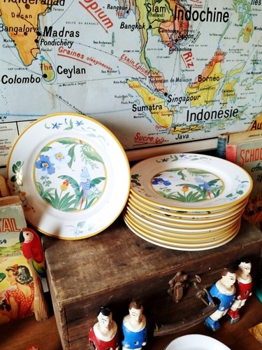 Assiettes vintage pier - vintage,