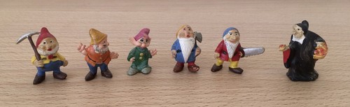 Lot figurines disney blanche - lot,