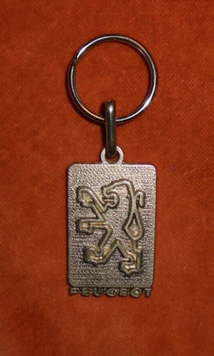 Porte clés métal peugeot - métal,