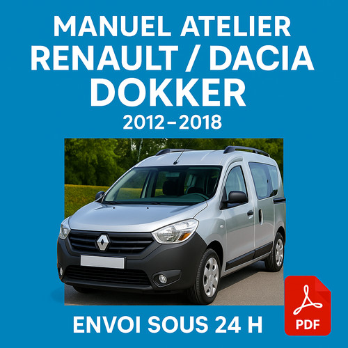 Manuel atelier renault - manuel, dacia
