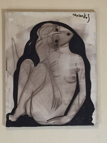 Hrasarkos peinture mixte - -,