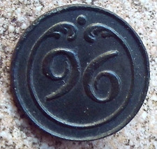 Bouton 96° de Ligne 1°