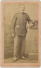 CDV circa 1880. Militaire