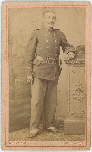 Cdv circa 1880 militaire - cdv, 1880.