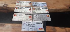 Lot De 7 Tickets de Football-