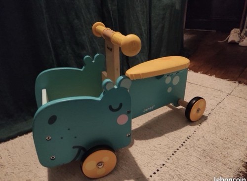 Janod porteur bébé bois - janod,