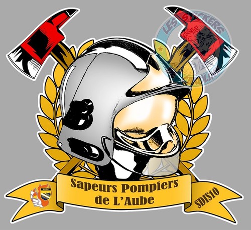 Sticker sapeurs pompiers - sticker,