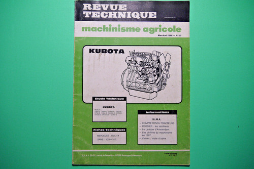 Revue technique machinisme - technique,