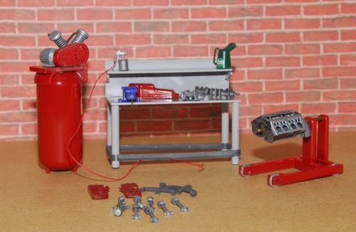 Diorama garage complet à - garage,
