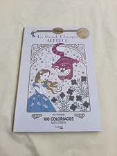 100 COLORIAGES DISNEY LES GRANDS CLASSIQUES ART DECO HACHETTE 2016 NEUF