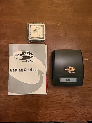 Vcr plus instant programmer - vcr,
