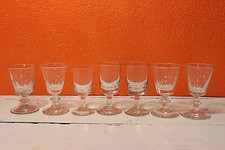  anciens lot de 7 verres à