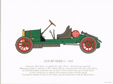 AUTO : GRAVURE ANCIENNE ALFA