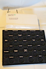 NUMISMATIQUE  -  PLAQUE DE RANGEMENT # LES EUROS DES REGIONS # (BOÎTE D'ORIGINE)