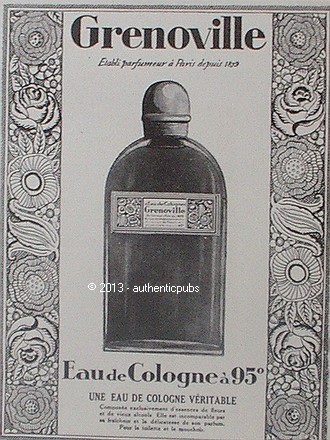 Publicite eau cologne - publicite, de