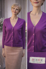 Gilet rodier paris violet - rodier,
