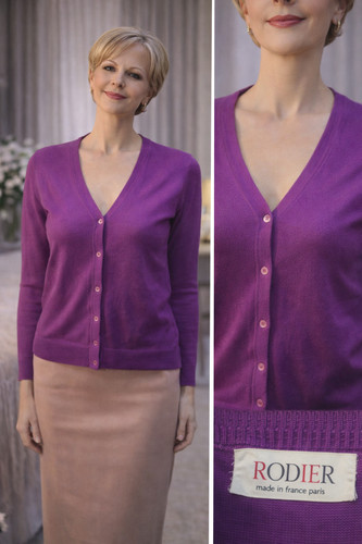 Gilet rodier paris violet - rodier, –