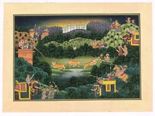 Indien Peinture Miniature De