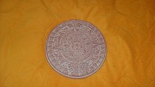 DECOR MURAL ROND MAYA..AZTEQUE DIAMETRE 18,5CM..MEXIQUE