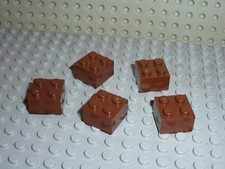 5 x LEGO Star Wars OldBrown bricks 2x2 ref 3003 / Set 7194 7184 10018 4478 ...