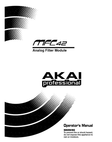 Akai mfc42 analog filter - mfc42,
