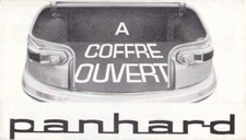 Catalogue / Brochure Panhard PL17 1963 France