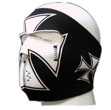 Cagoule Masque Néoprène Biker Croix De Fer intégral west coast Choppers