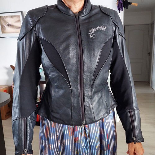 Blouson moto cuir femme - moto,