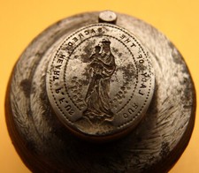 Ancienne matrice/ poinçon/ outil (B2092) 277g La vierge et l'enfant