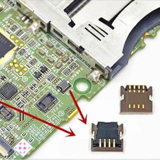 2x Connecteur Ecran Tactile FPC ZIF 4Pin Pour Nintendo NDSL 2DS new 3DS XL Wiiu