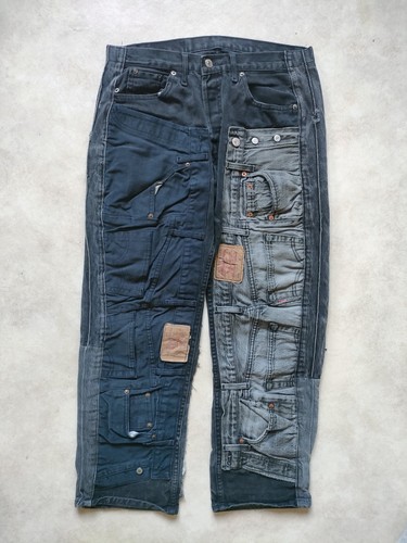 Levi 501 custom patchwork - custom,