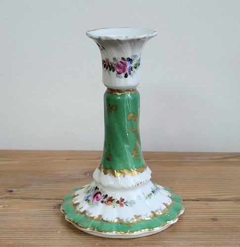 Bougeoir porcelaine décor - bougeoir, en