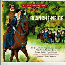 BLANCHE NEIGE 45T Livre Disque
