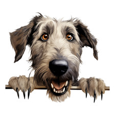 Autocollant lévrier irlandais 9 x 9 cm boîtes à pain autocollant décoration d...